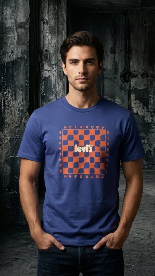 Levi's Premium Navy Graphic T-Shirt