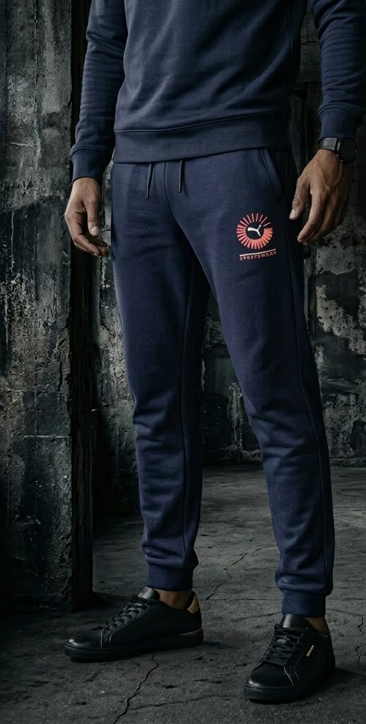 Puma Premium Navy Joggers