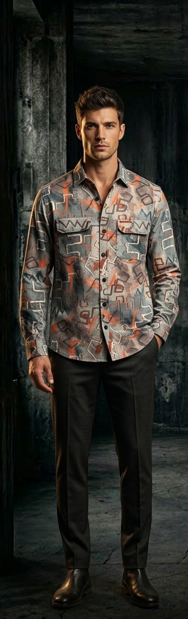Luxury Patterned Shirt