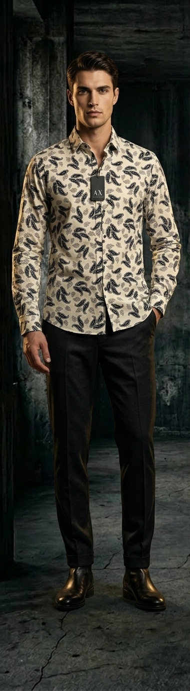 Paisley Print Dress Shirt