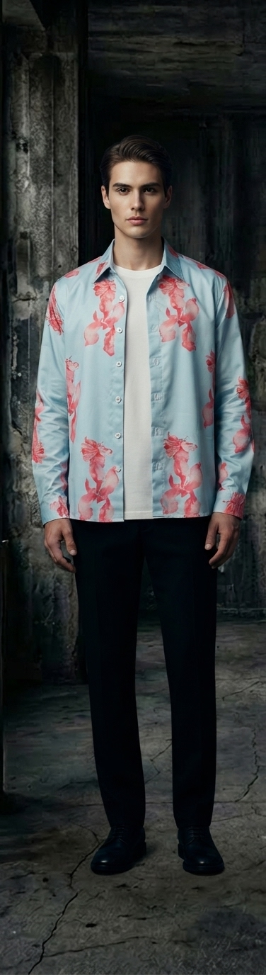 Luxury Floral Print Shirt