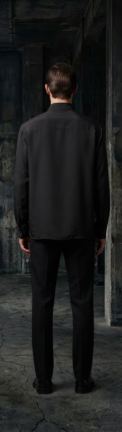 Midnight Black Formal Shirt