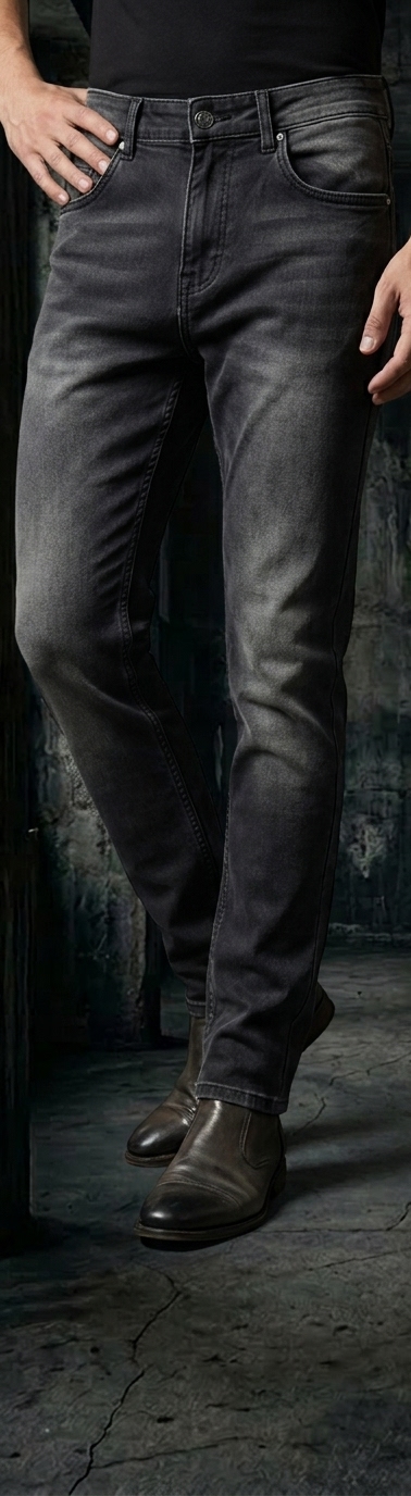 Grey guys Classic Charcoal Grey Jeans